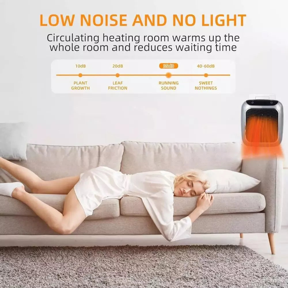 800W Mini Portable Electric Heater – Efficient Ceramic Heater for Quick Home Warmth