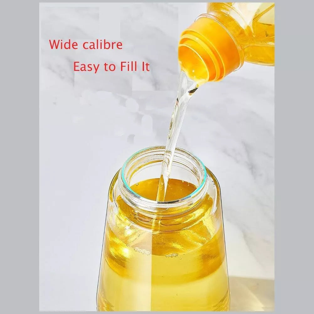 2-in-1 Oil Dispenser Bottle | Oil Sprayer and Dispenser | Healthy Cooking