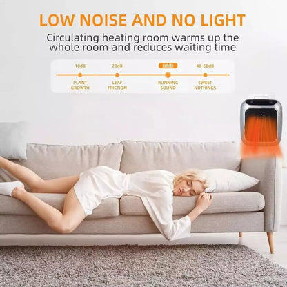 800W Mini Portable Electric Heater – Efficient Ceramic Heater for Quick Home Warmth