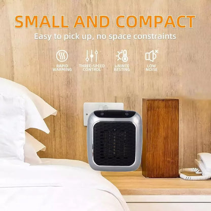 800W Mini Portable Electric Heater – Efficient Ceramic Heater for Quick Home Warmth