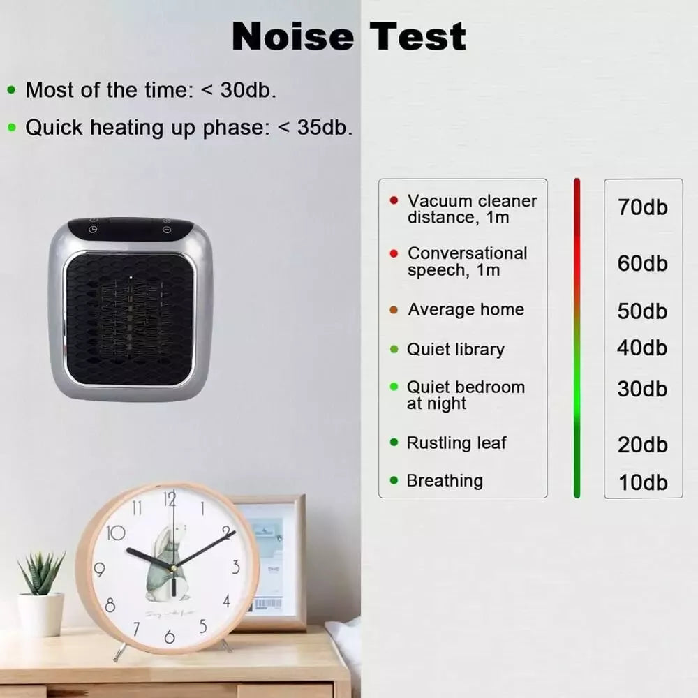 800W Mini Portable Electric Heater – Efficient Ceramic Heater for Quick Home Warmth