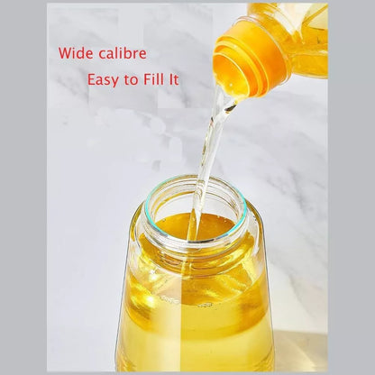 2-in-1 Oil Dispenser Bottle | Oil Sprayer and Dispenser | Healthy Cooking